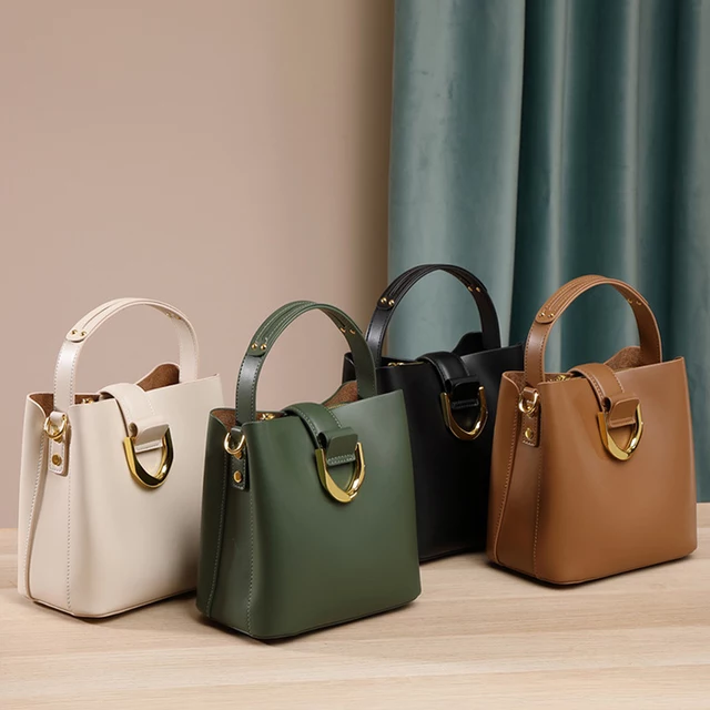 Stilaré Mimi Leather Bucket Bag