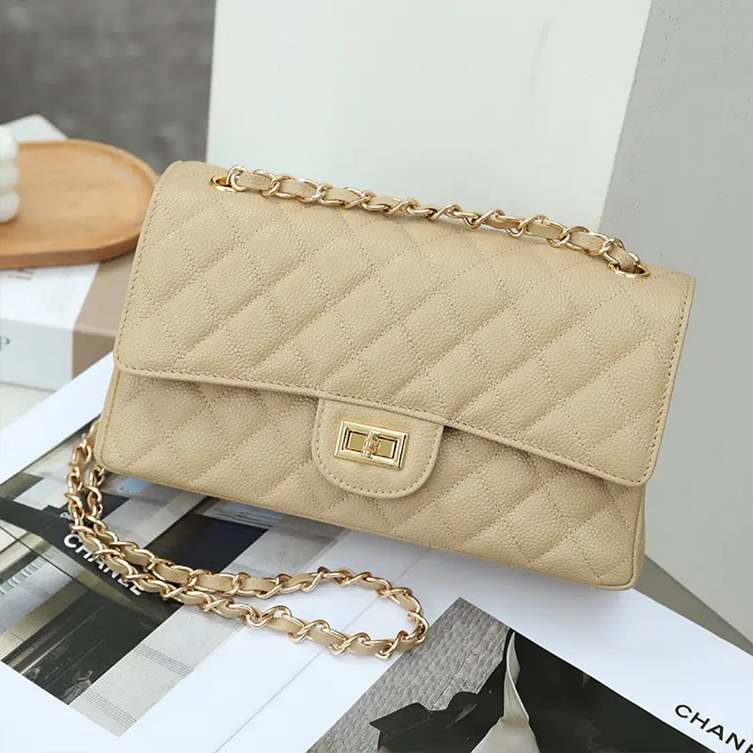 Pre-Order (Ships in 2 Weeks) : Stilaré Chérie Leather Flapbag