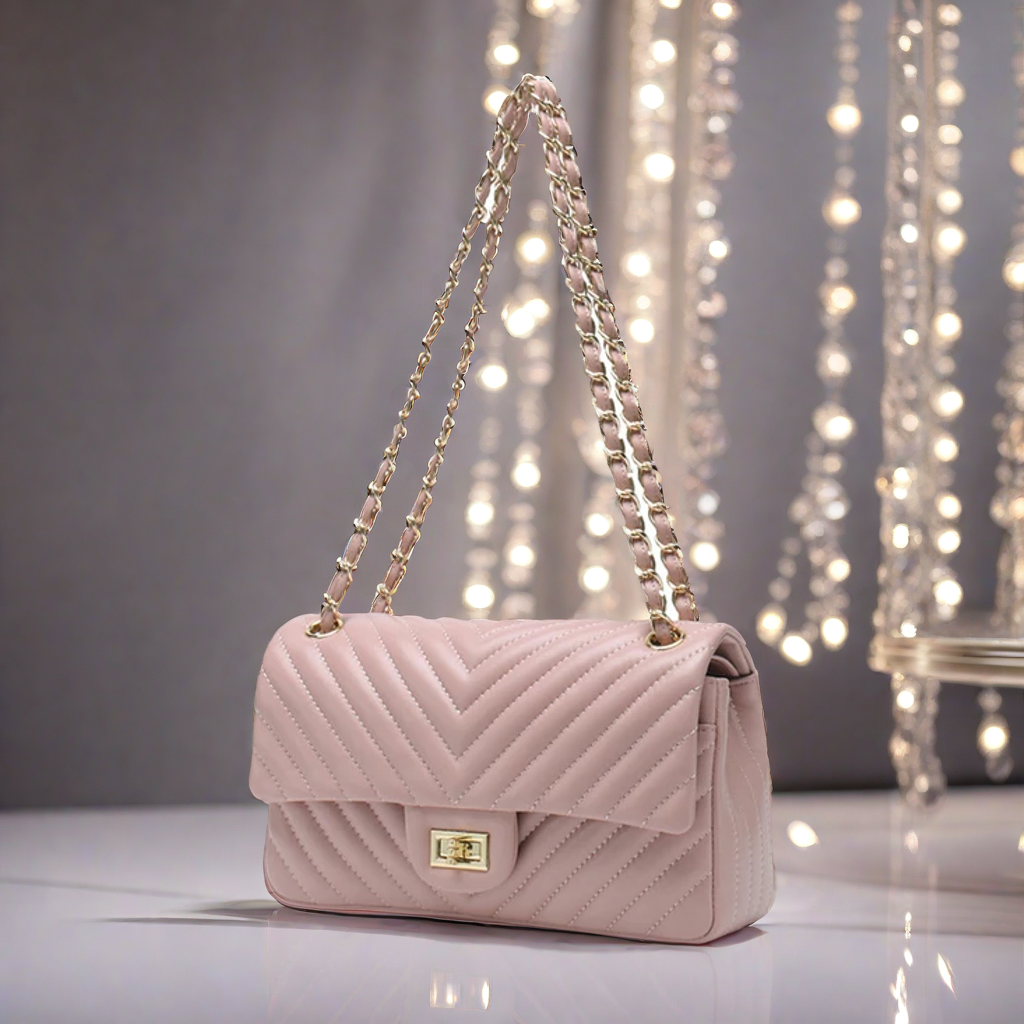 Stilaré Chevron Lambskin Flapbag