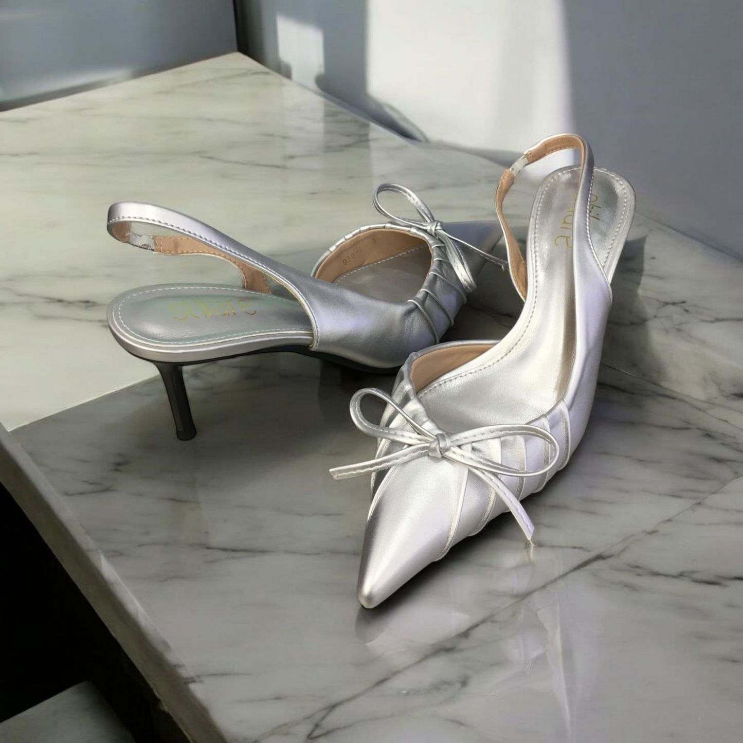 Stilaré Lara Bow Slingbacks