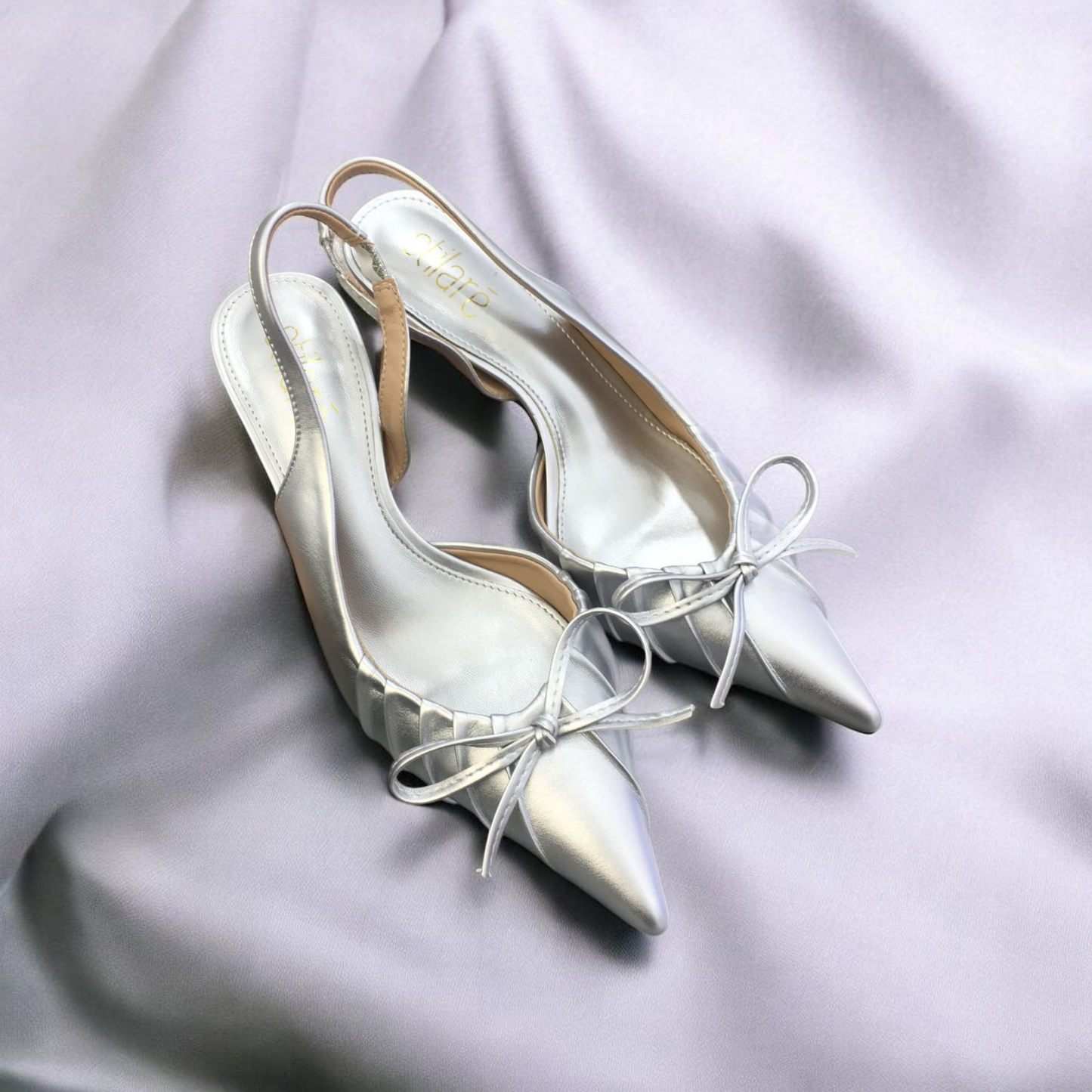 Stilaré Lara Bow Slingbacks