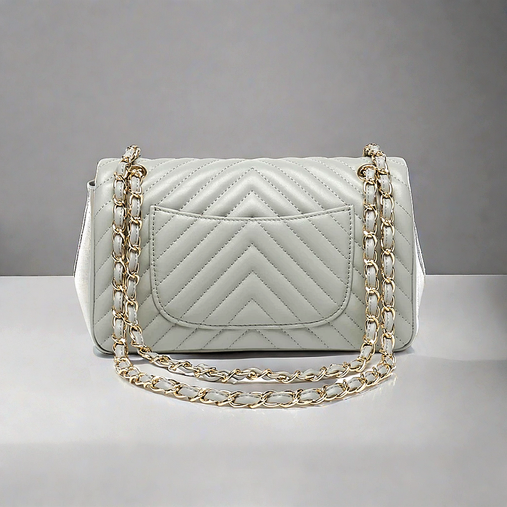 Stilaré Chevron Lambskin Flapbag