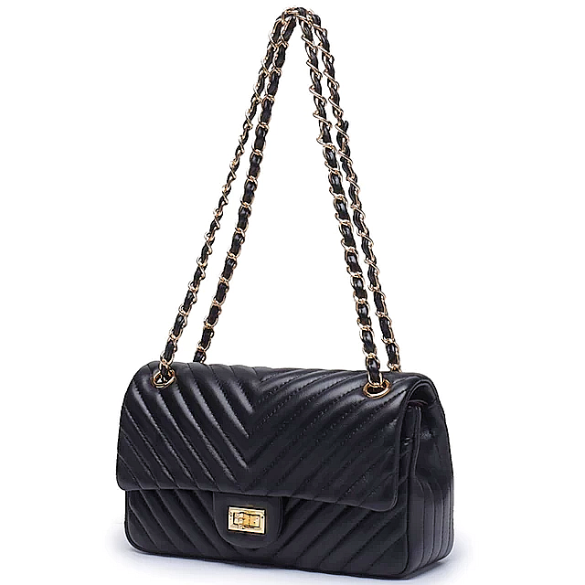 Stilaré Chevron Lambskin Flapbag