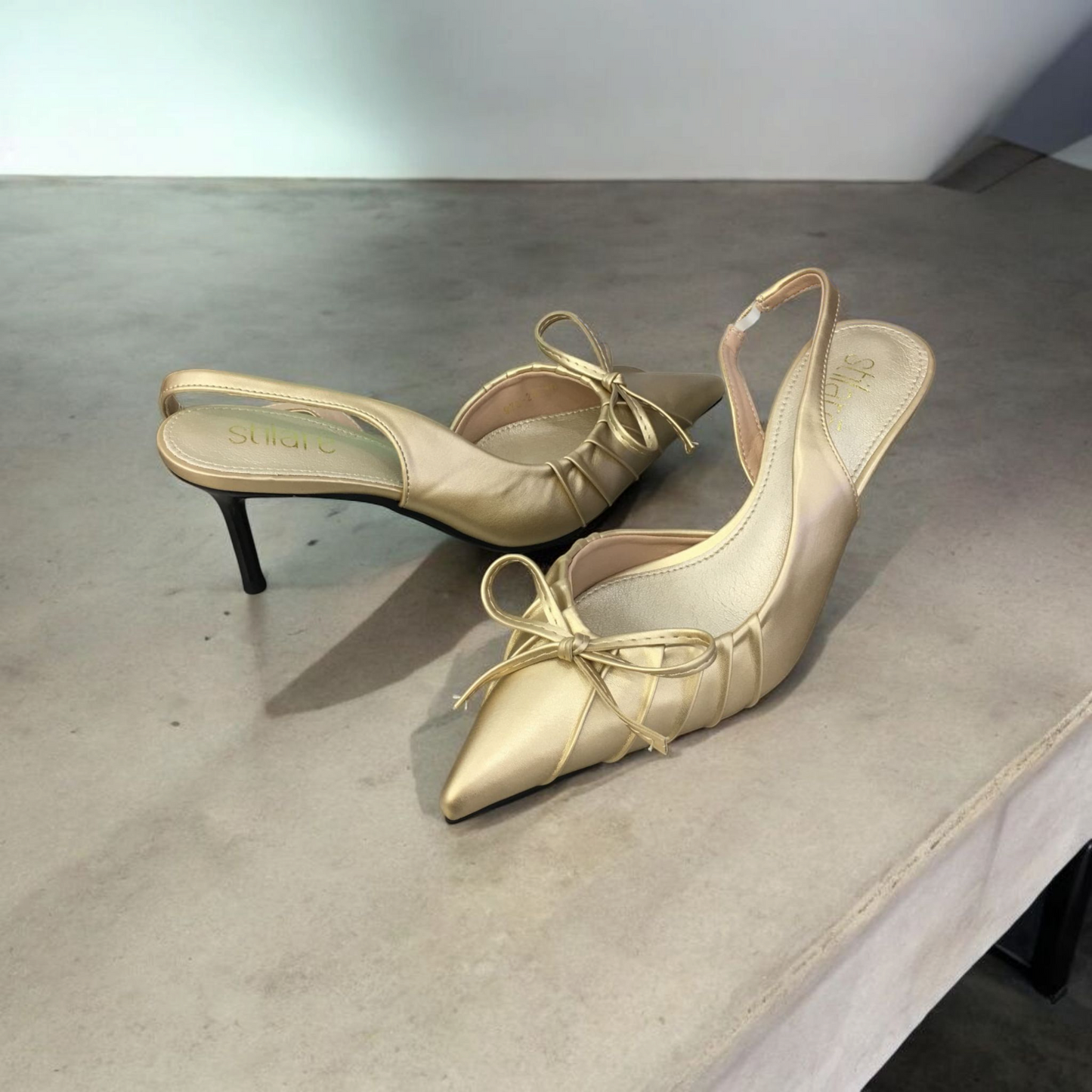 Stilaré Lara Bow Slingbacks
