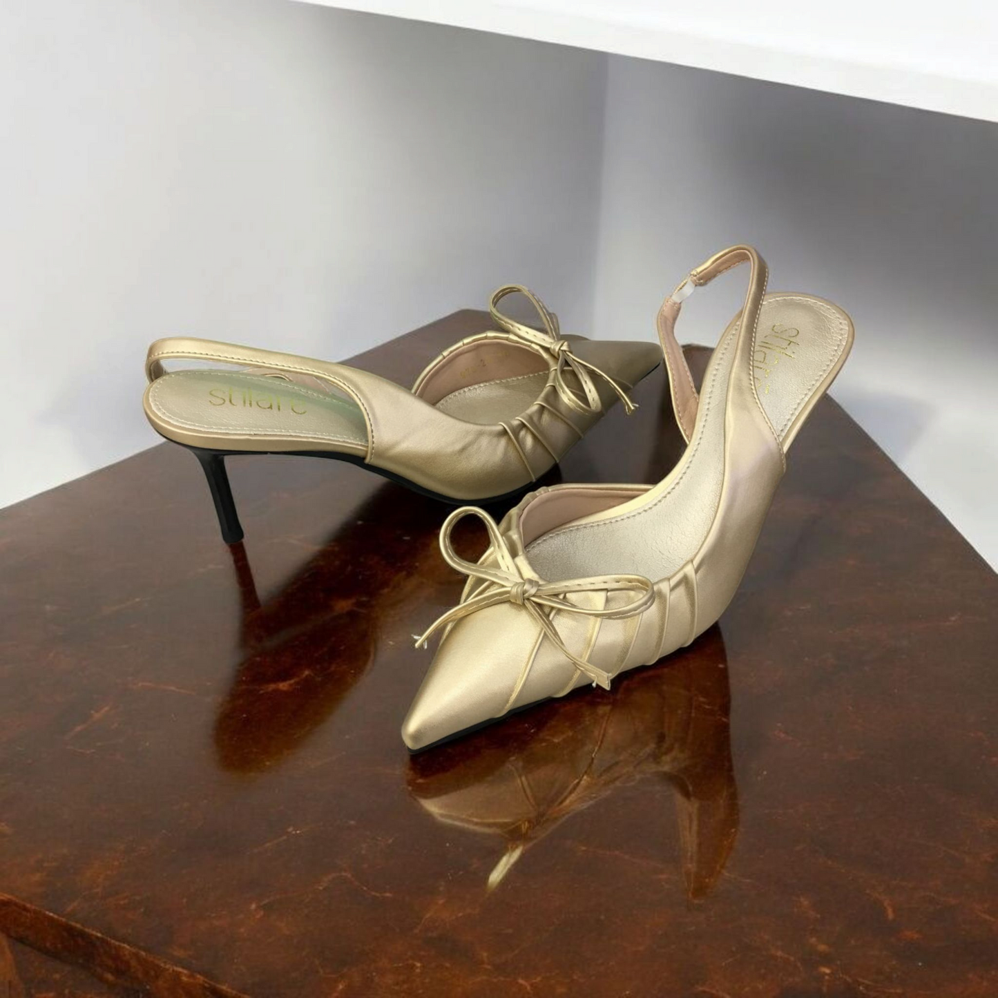 Stilaré Lara Bow Slingbacks