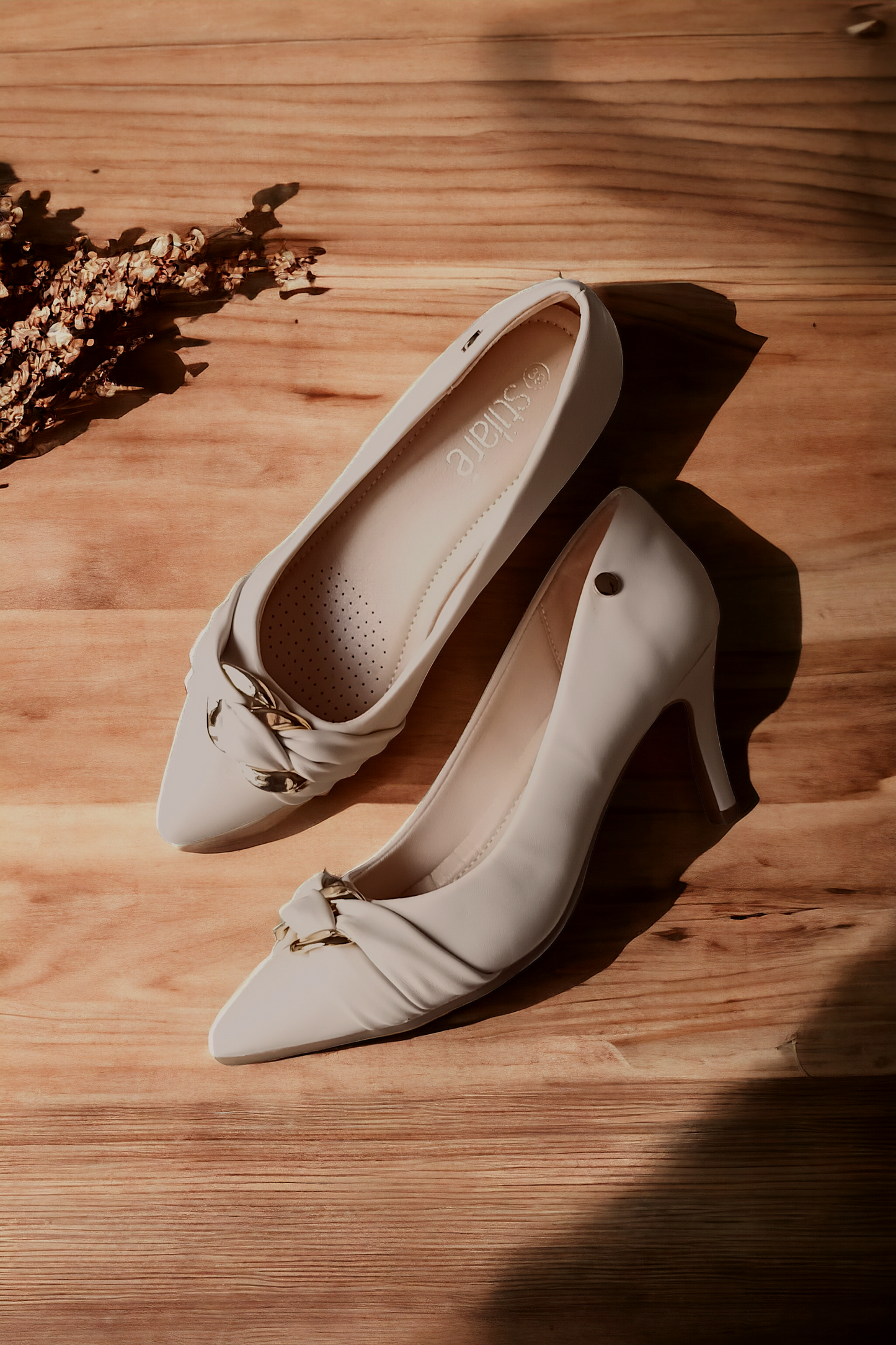 Stilaré  Maya Buckle Pump Heels