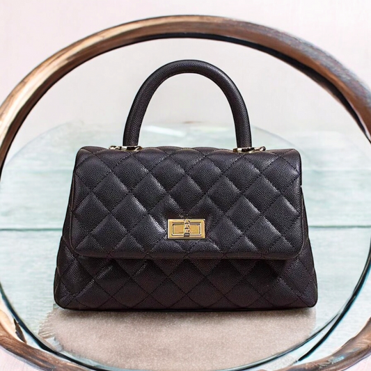 Stilaré Chloe Caviar Leather Tote