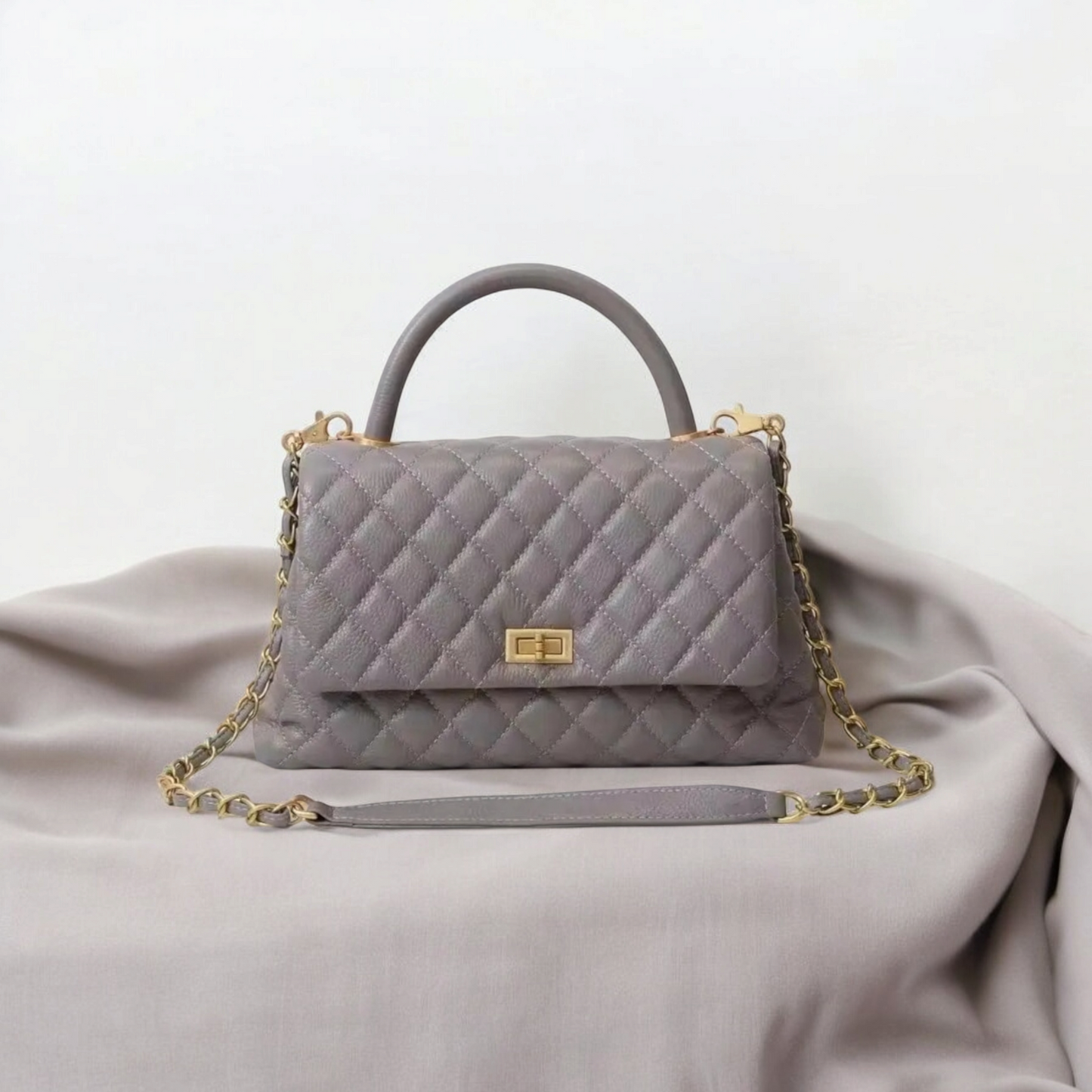 Stilaré Chloe Caviar Leather Tote