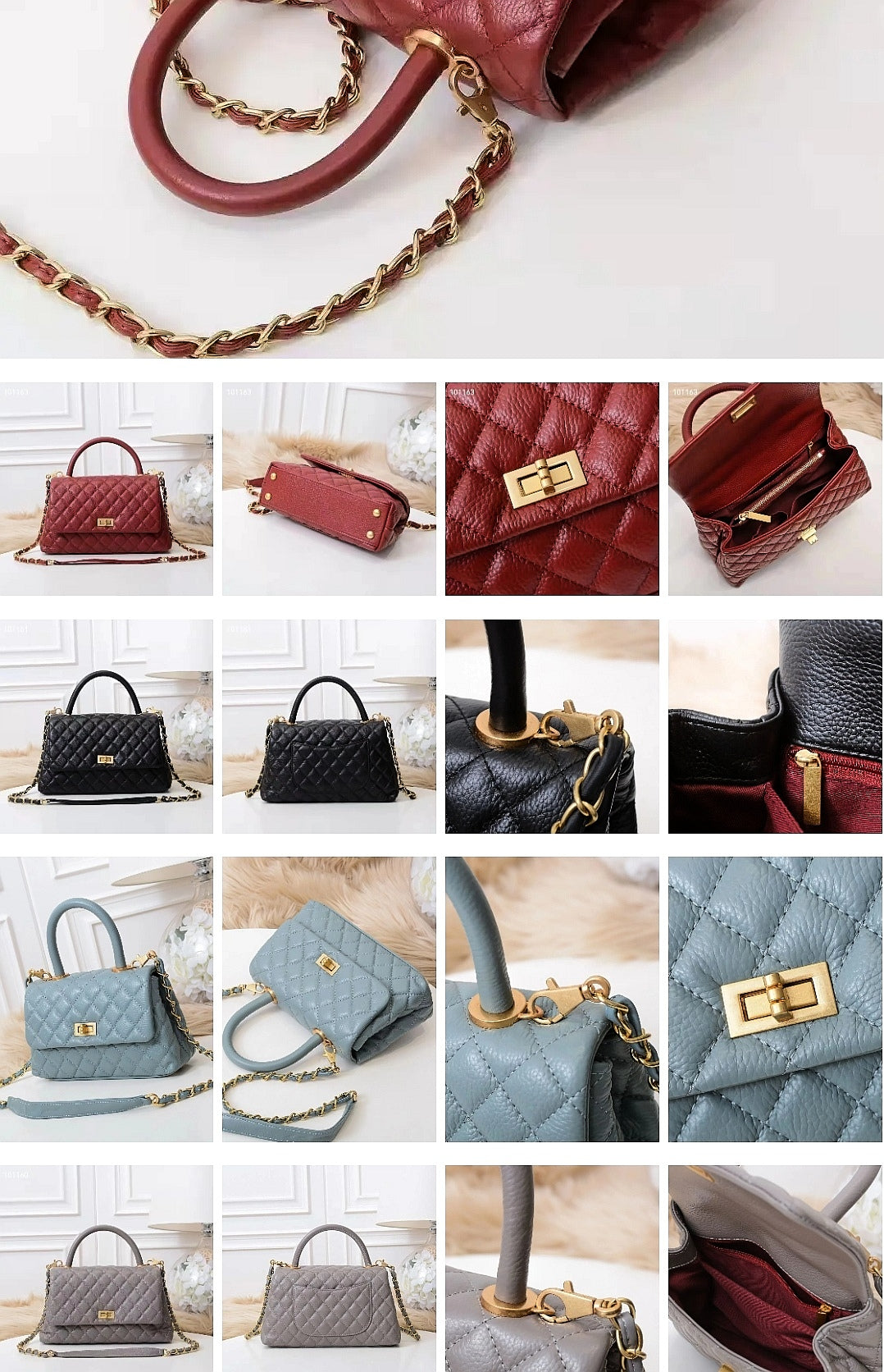 Stilaré Chloe Caviar Leather Tote