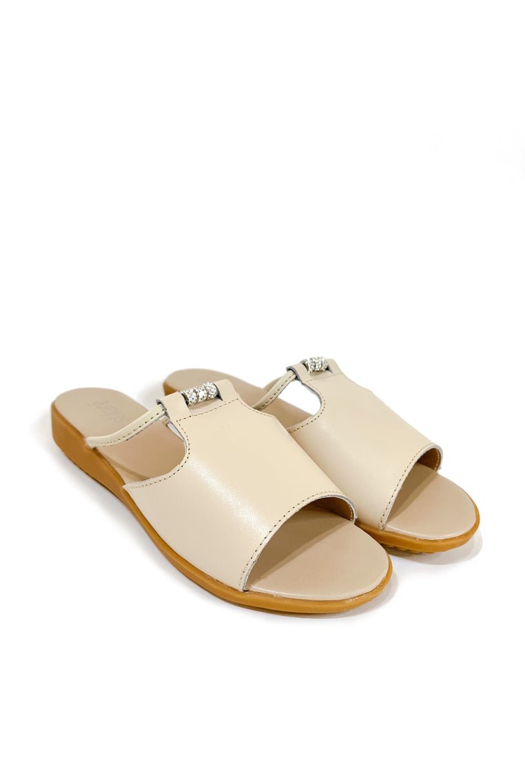 Stilaré Luna Leather Sliders - Stilaré