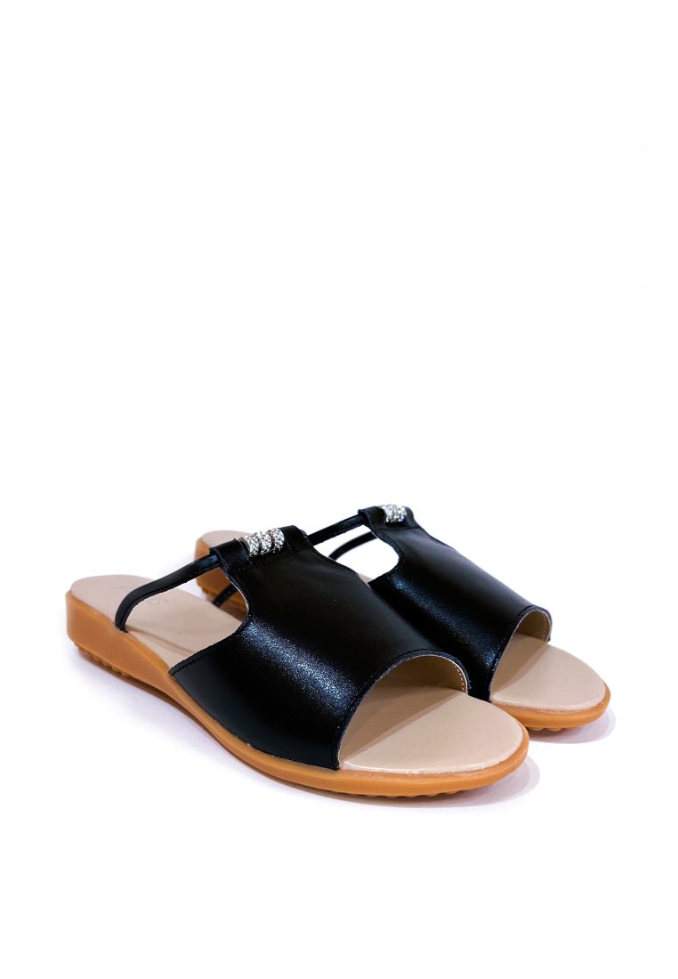 Stilaré Luna Leather Sliders - Stilaré