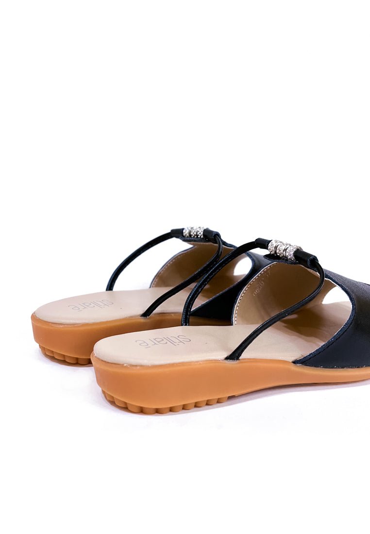 Stilaré Luna Leather Sliders - Stilaré