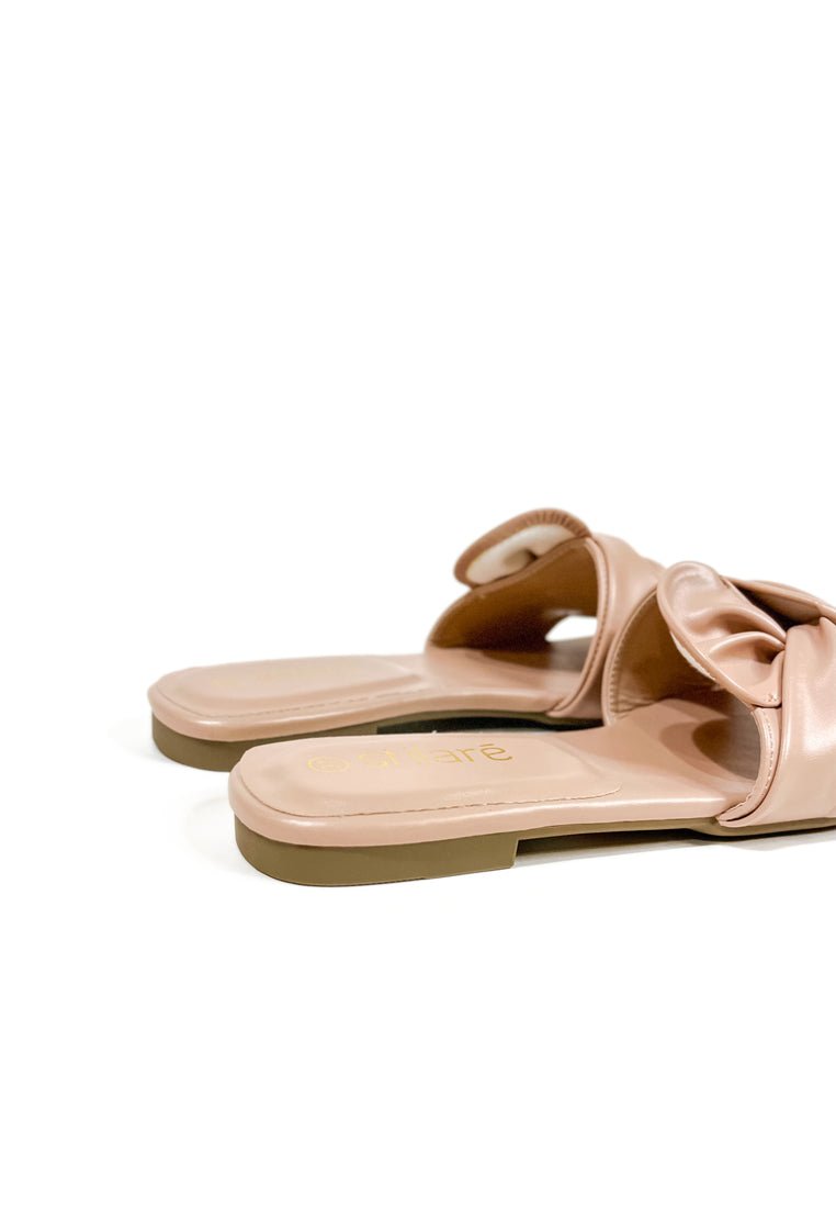 Stilarè Peony Flat Sliders - Stilaré