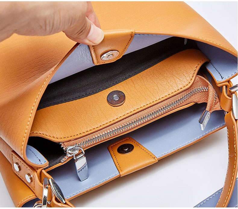 Carina Cream Leather Tote Bag - [Stilaré]